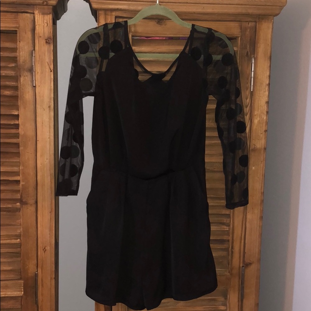 BCBG black romper